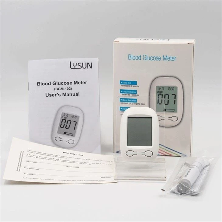 Lysun China Manufacture Digital Portable Blood Glucose Meter Diabtes Meter
