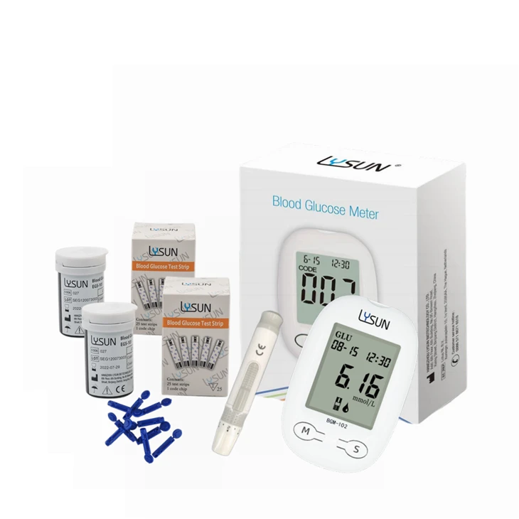Lysun China Manufacture Digital Portable Blood Glucose Meter Diabtes Meter